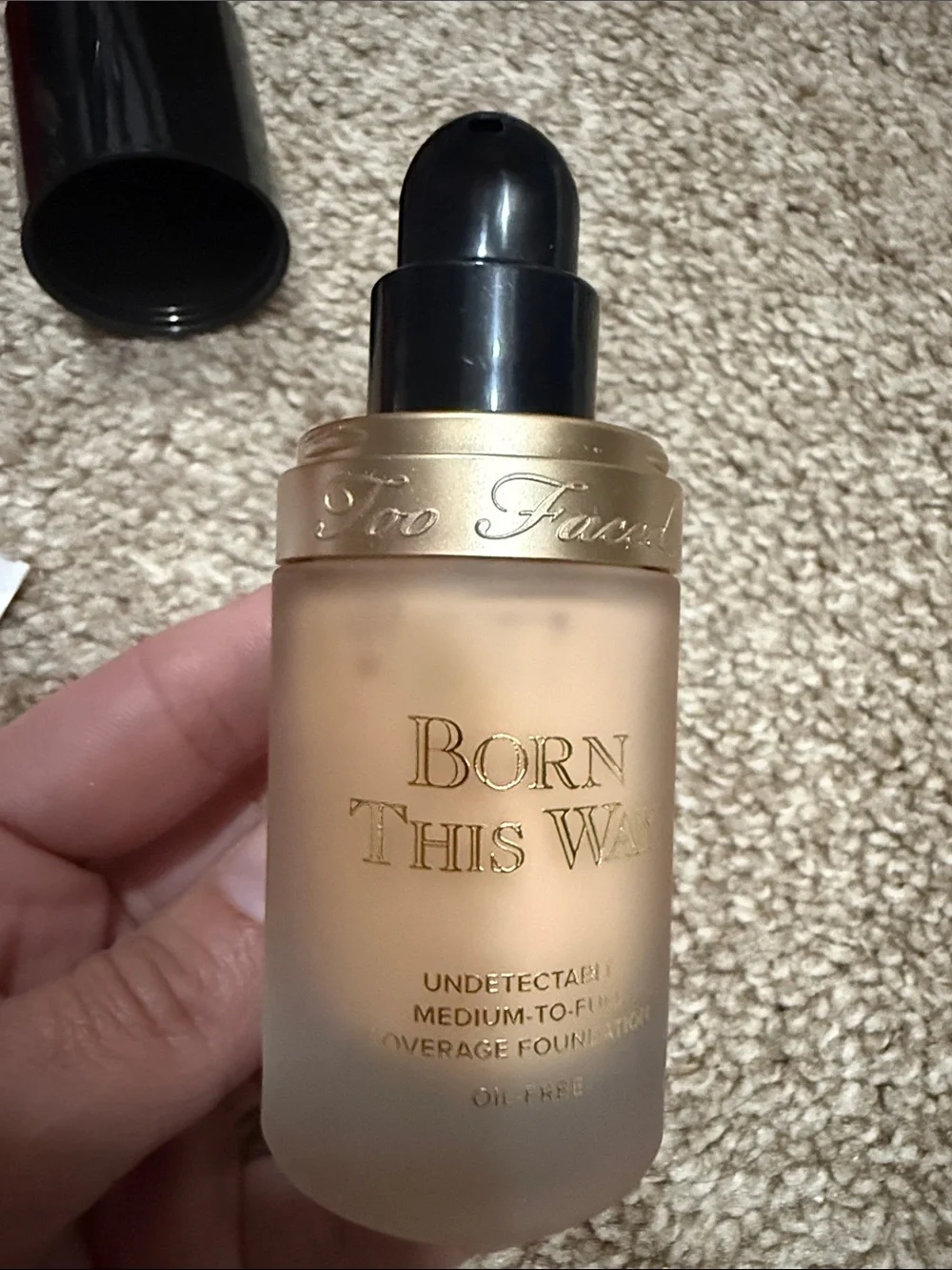 Too Faced Born This Way Medium-to-Full Coverage Foundation - almond shade